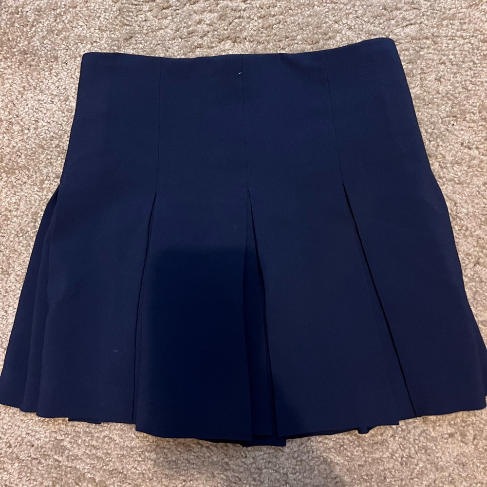 Aritzia - Babaton Navy Mini Skirt